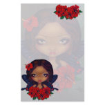 "Red Hibiscus Fairy" Stationery
