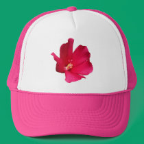 Red Hibiscus ~ hat