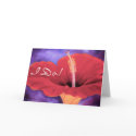 Red Hibiscus I Love You Wedding ... - Customized cards by JUDERM Red Hibiscus I Love You Wedding ... - Customized cards