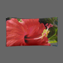Red Hibiscus bagettes bags