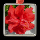 Red Hibiscus Ornament