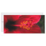 Red hibiscus rack card template