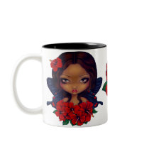Red Hibiscus Tiki Fairy mugs