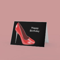 Red High Heel cards