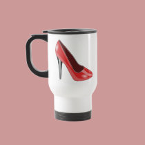 Red High Heel mugs