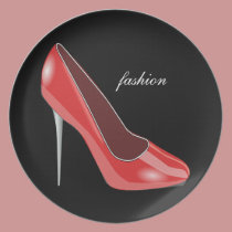 Red High Heel plates