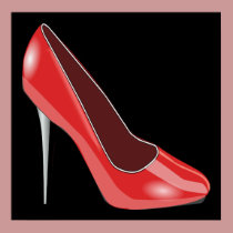 Red High Heel posters