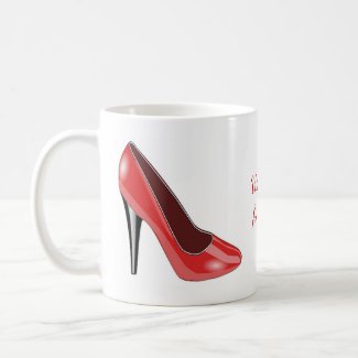 Red High Heel Shoe Coffee Mug
