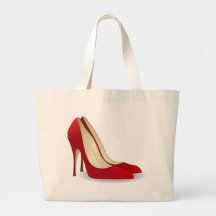 red high heel shoes bags