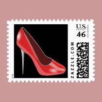 Red High Heel stamps