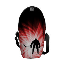 Red Hockey Courier Bags