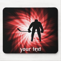 Red Hockey Mousepad