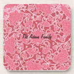 Red Holiday Cork Coaster cork coasters