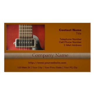 Guitar Pick Business Cards, 247 Guitar Pick Business Card Templates