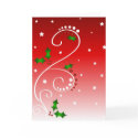 Red holly - Card