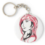 Red Hood and Wolf Key Chains