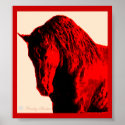 Red Horse 7x8 Print