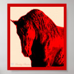 Red Horse 7x8 Print