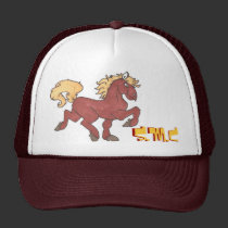 red horse hat "smc" hats