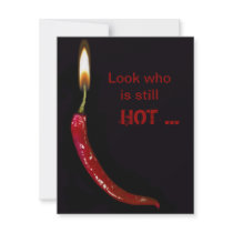 Red Hot Birthday Party Invitation