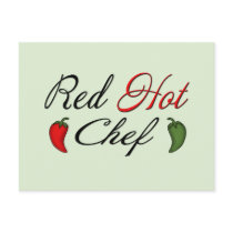 Red Hot Chef Post Card