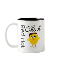 Red Hot Chick 4 mugs