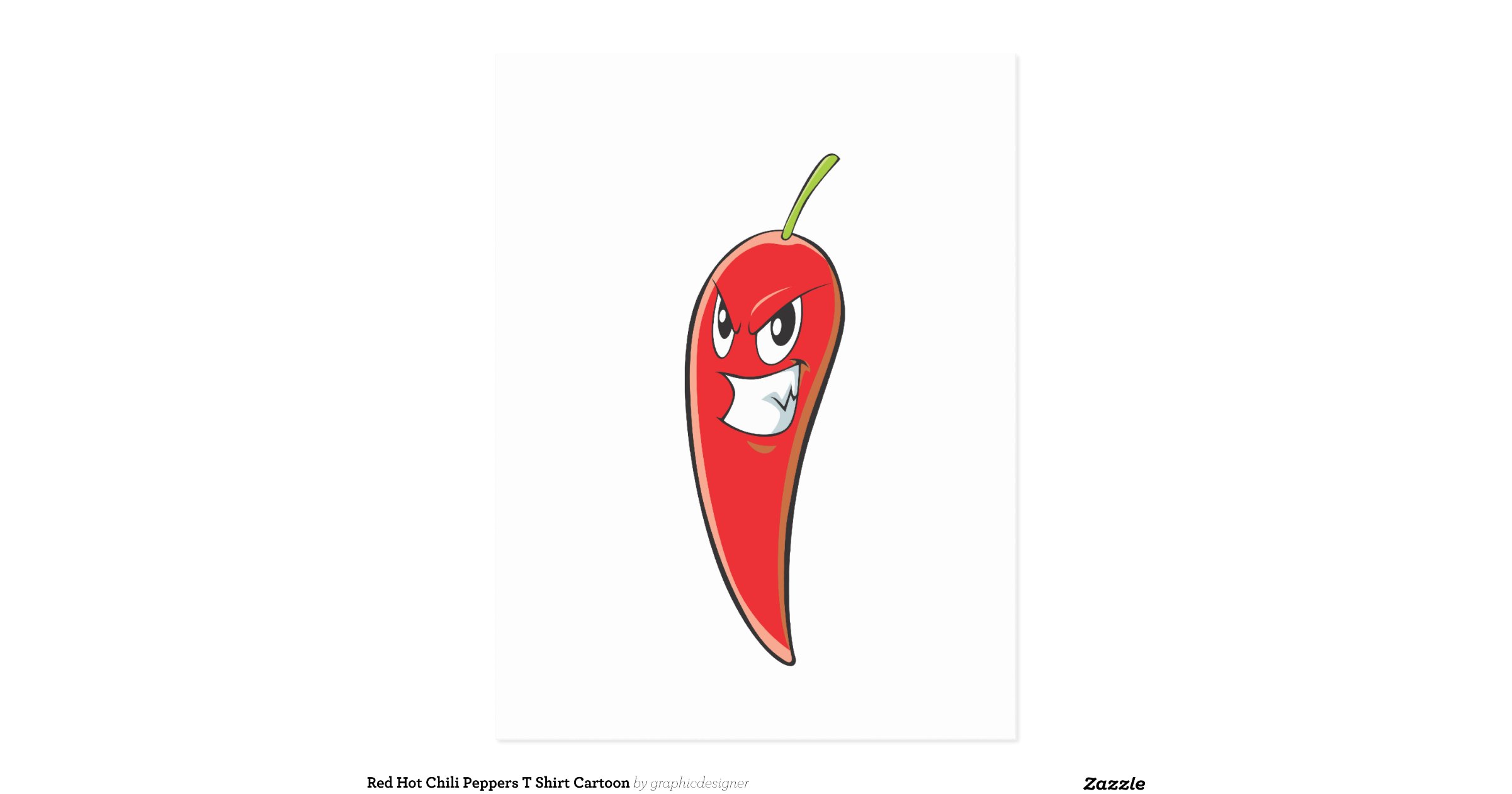 red_hot_chili_peppers_t_shirt_cartoon_postcard