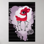 Red Hot Deerie 24x36 Poster posters