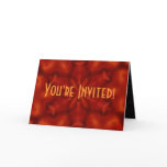Red-Hot Invitation Greeting Card