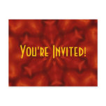 Red-Hot Invitation Postcard