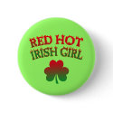 Red Hot Irish Girl buttons