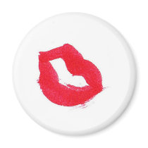 RED HOT Kiss Magnet by marianne13 RED HOT Kiss Magnet