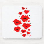 Red Hot Lips Mouse Pad