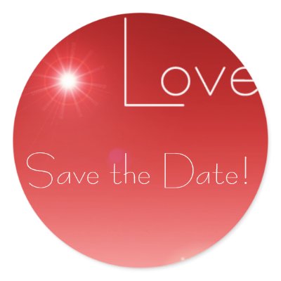 Red Hot Love Round Stickers by elyssa444