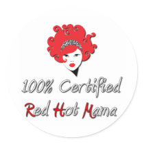 Red Hot Mama Stickers