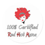 Red Hot Mama Stickers