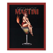 Red Hot Martini Poster