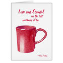 Red Hot Mug Card