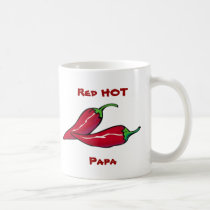 Red Hot Papa Mug mugs