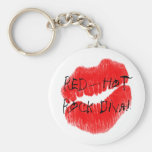 Red Hot Rock Diva Lips I Keychain