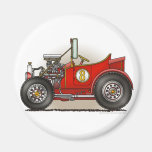 Red Hot Rod Car Magnets