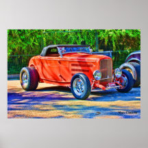 Red Hot Rod - Poster