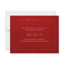 Red Hot Save the Date Announcements