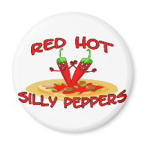 Red Hot Silly Peppers magnets