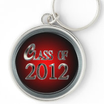 Red Hot Silver Class Of 2012 Premium Keychain
