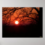 Red Hot Sunset Poster