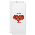 Red Hot Tomato Heart Custom Rack Cards