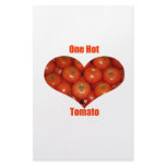 Red Hot Tomato Heart Personalized Stationery