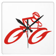 Red Hot Wheels Wall Clock