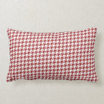 Red Houndstooth Pillows